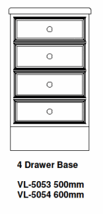 4 DRAWER KITCHEN BASE